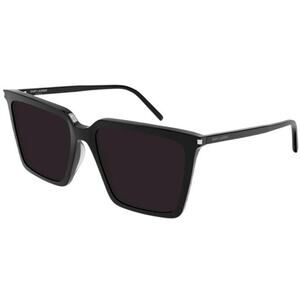 Saint Laurent SL 474 Oversized Square Frame Black Sunglasses YSL Unisex